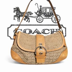 Coach Soho Vintage Signature Buckle Shoulder Bag F10926